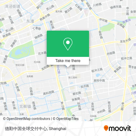 德勤中国全球交付中心 map