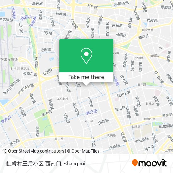 虹桥村王后小区-西南门 map