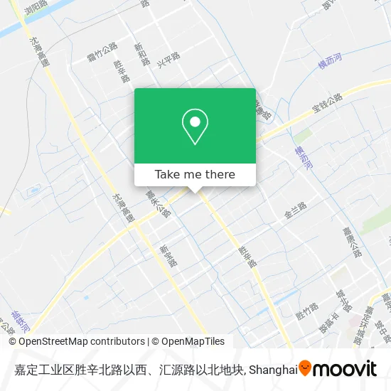 嘉定工业区胜辛北路以西、汇源路以北地块 map