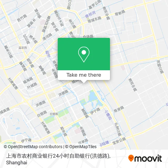 上海市农村商业银行24小时自助银行(洪德路) map