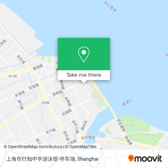 上海市行知中学游泳馆-停车场 map