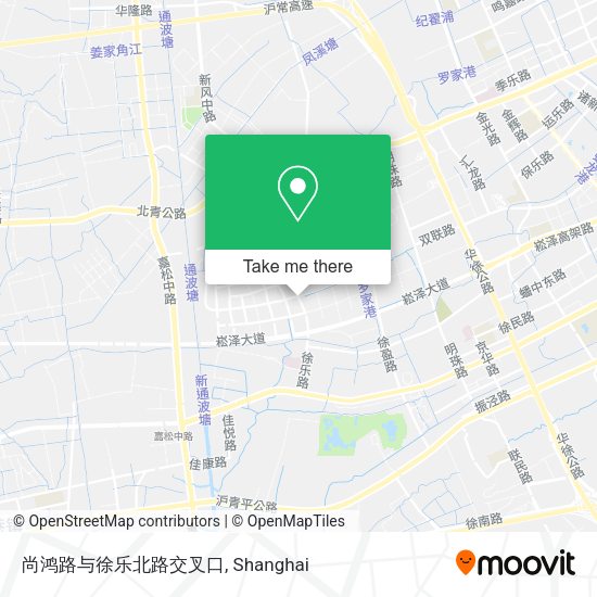 尚鸿路与徐乐北路交叉口 map