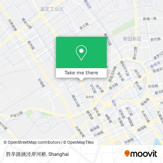胜辛路姚泾岸河桥 map