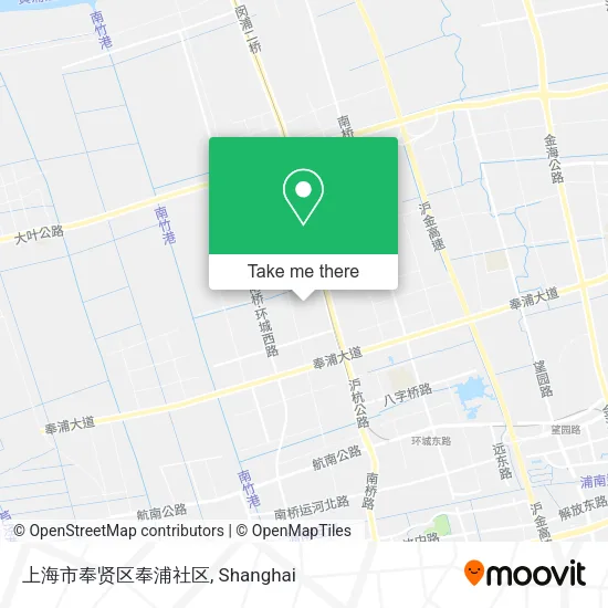 上海市奉贤区奉浦社区 map