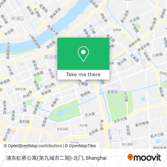 浦东虹桥公寓(第九城市二期)-北门 map