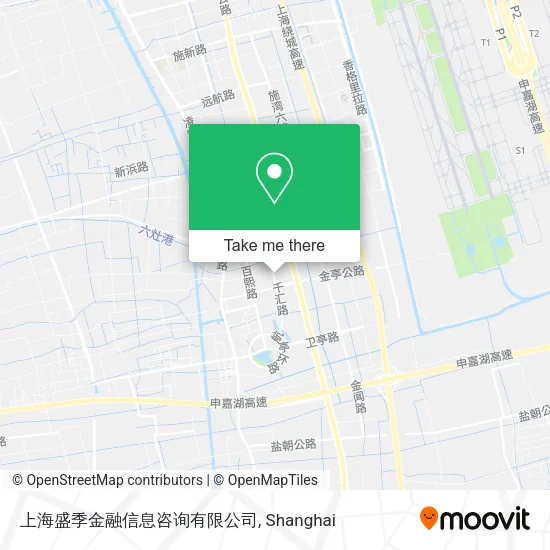 上海盛季金融信息咨询有限公司 map