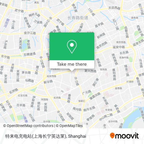 特来电充电站(上海长宁英达莱) map