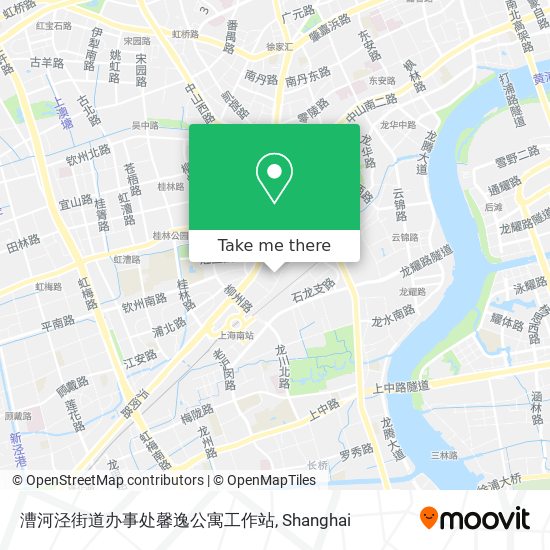 漕河泾街道办事处馨逸公寓工作站 map