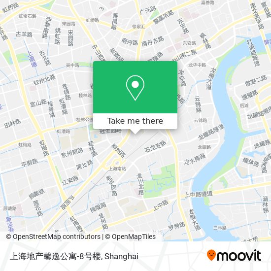 上海地产馨逸公寓-8号楼 map