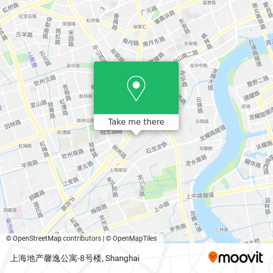 上海地产馨逸公寓-8号楼 map