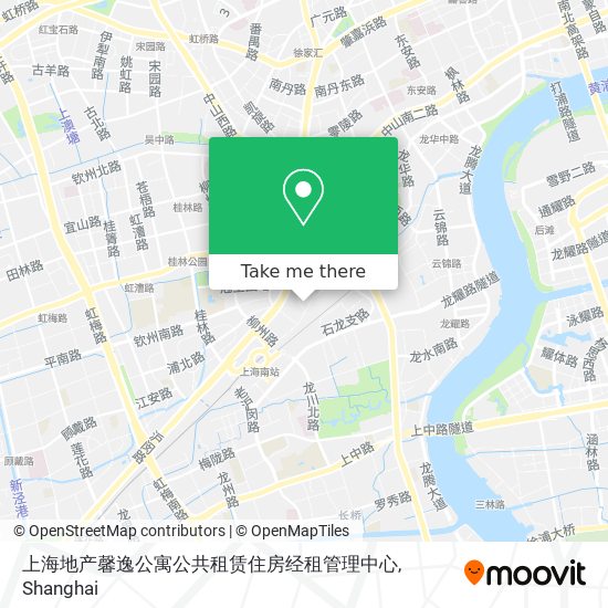 上海地产馨逸公寓公共租赁住房经租管理中心 map