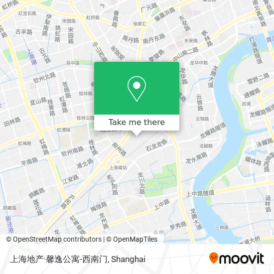 上海地产·馨逸公寓-西南门 map