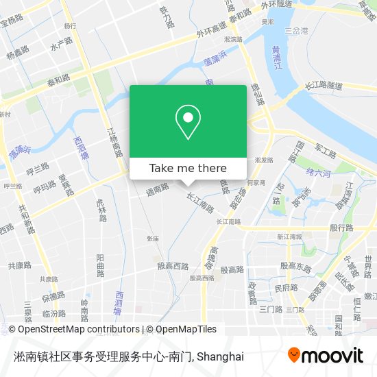 淞南镇社区事务受理服务中心-南门 map