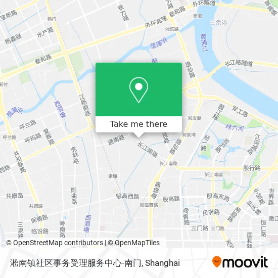 淞南镇社区事务受理服务中心-南门 map