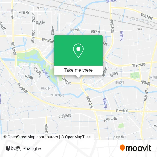 腊烛桥 map
