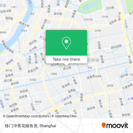 移门冲青花椒鱼煲 map