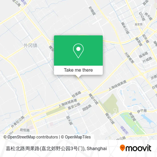 嘉松北路周果路(嘉北郊野公园3号门) map
