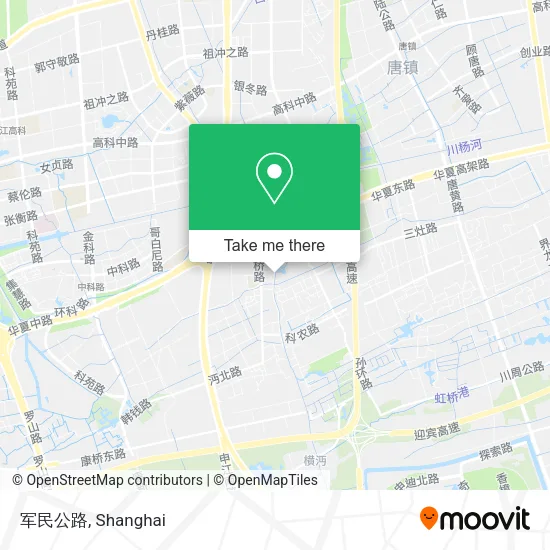 军民公路 map