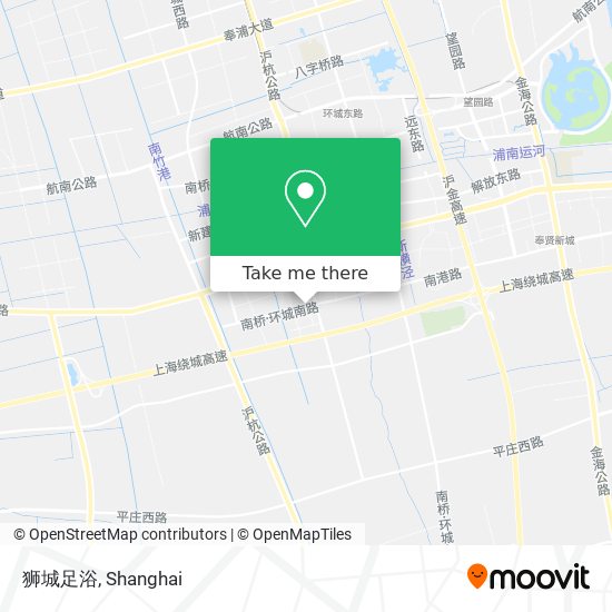 狮城足浴 map