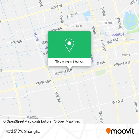 狮城足浴 map