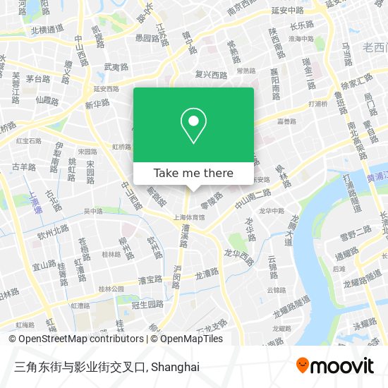 三角东街与影业街交叉口 map