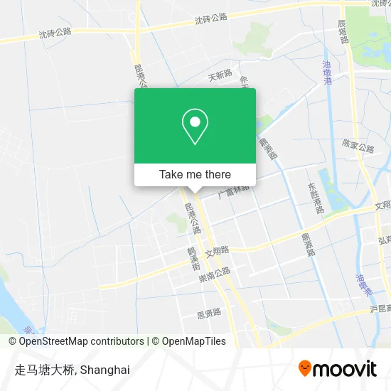 走马塘大桥 map