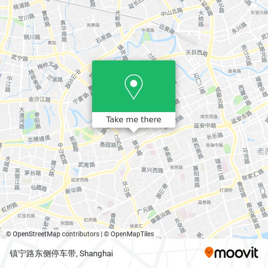 镇宁路东侧停车带 map