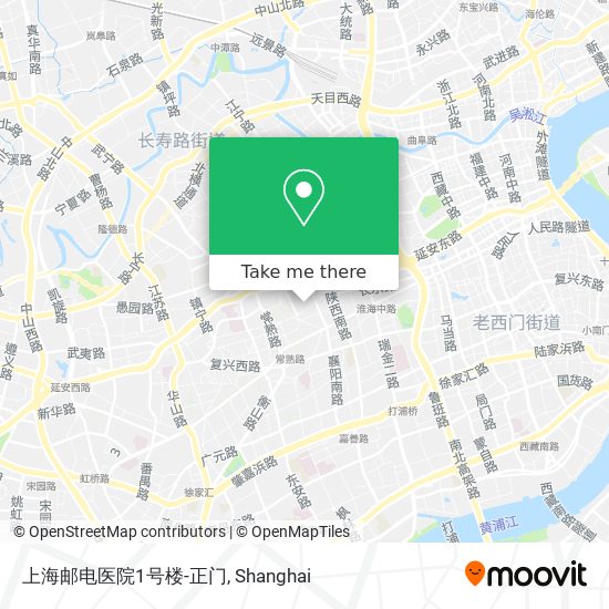 上海邮电医院1号楼-正门 map