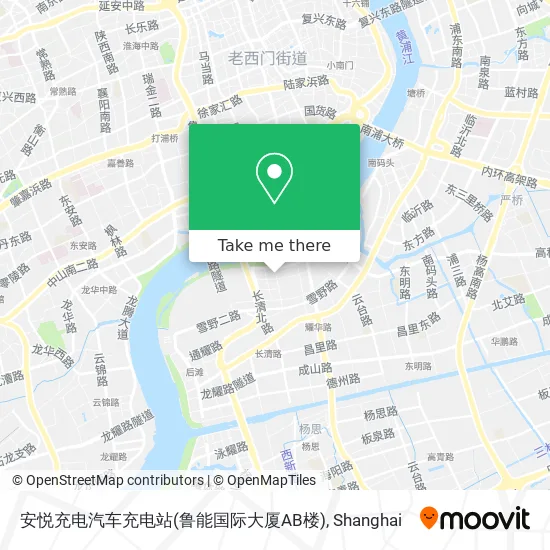 安悦充电汽车充电站(鲁能国际大厦AB楼) map