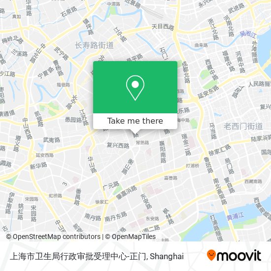 上海市卫生局行政审批受理中心-正门 map