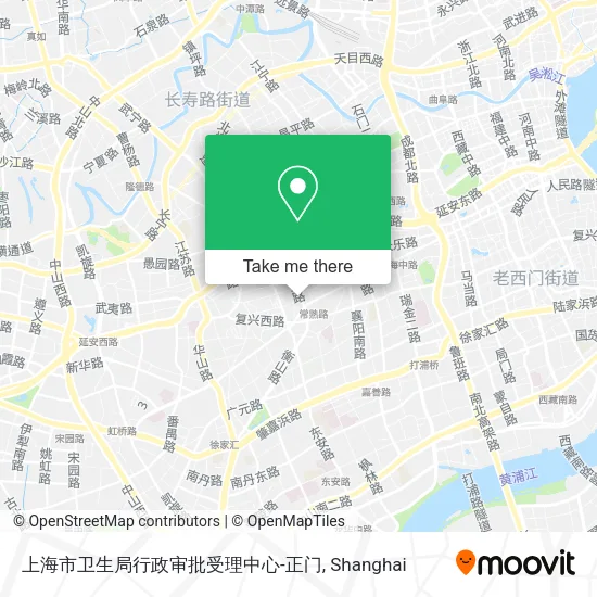 上海市卫生局行政审批受理中心-正门 map