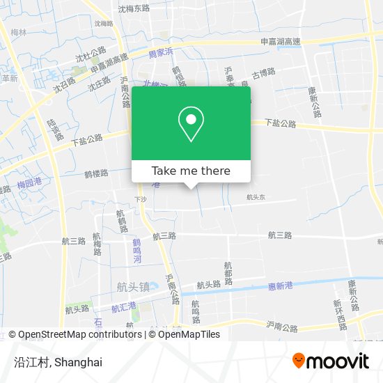 沿江村 map