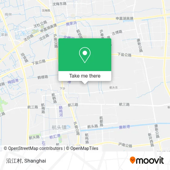 沿江村 map