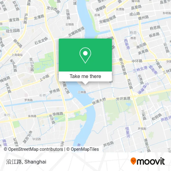 沿江路 map