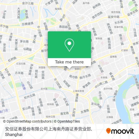 安信证券股份有限公司上海南丹路证券营业部 map