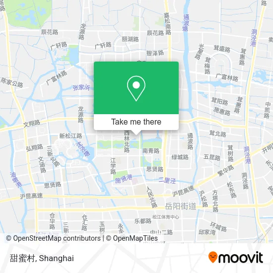 甜蜜村 map