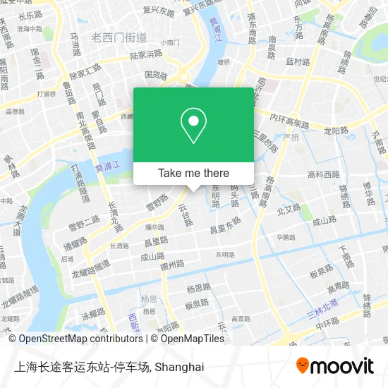 上海长途客运东站-停车场 map