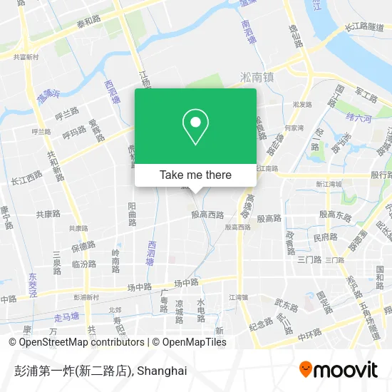 彭浦第一炸(新二路店) map
