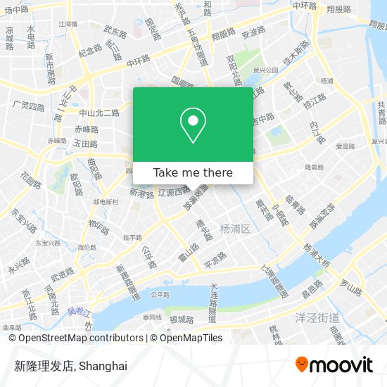 新隆理发店 map