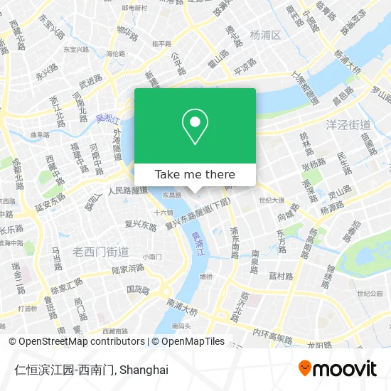 仁恒滨江园-西南门 map