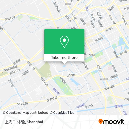 上海F1体验 map
