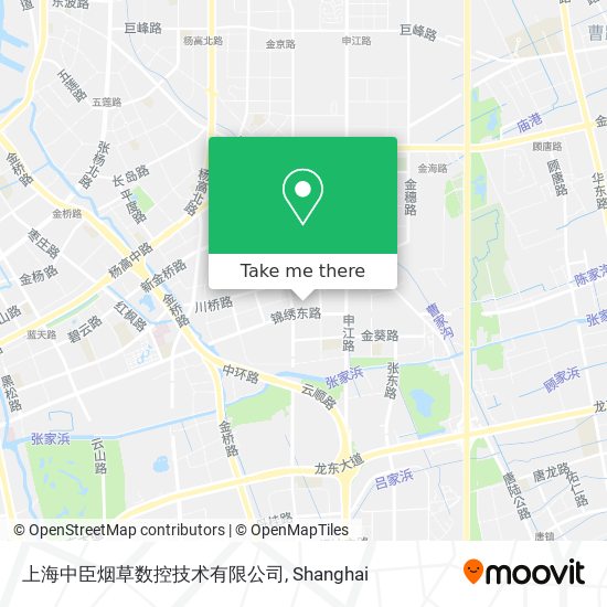 上海中臣烟草数控技术有限公司 map