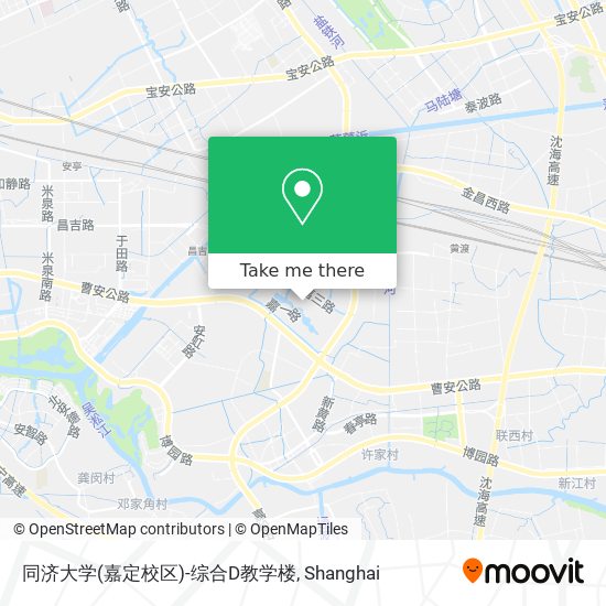 同济大学(嘉定校区)-综合D教学楼 map