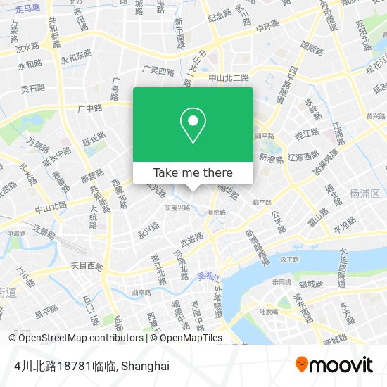 4川北路18781临临 map