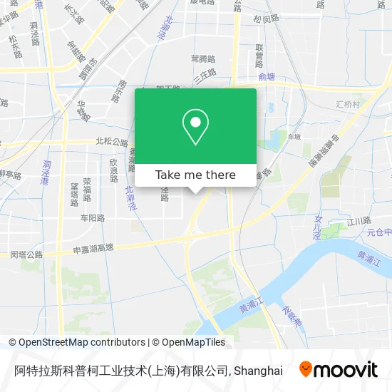 阿特拉斯科普柯工业技术(上海)有限公司 map