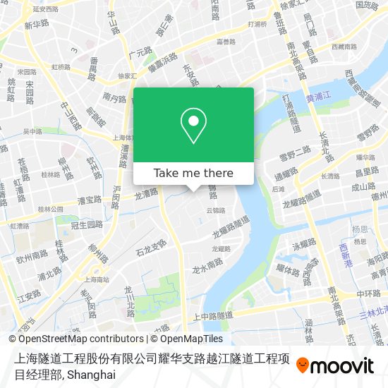 上海隧道工程股份有限公司耀华支路越江隧道工程项目经理部 map