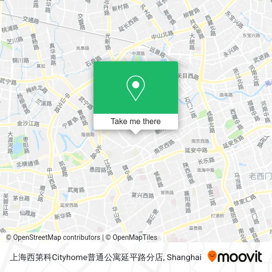 上海西第科Cityhome普通公寓延平路分店 map