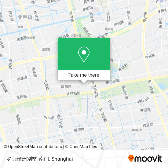 罗山绿洲别墅-南门 map