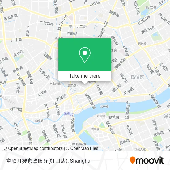 童欣月嫂家政服务(虹口店) map