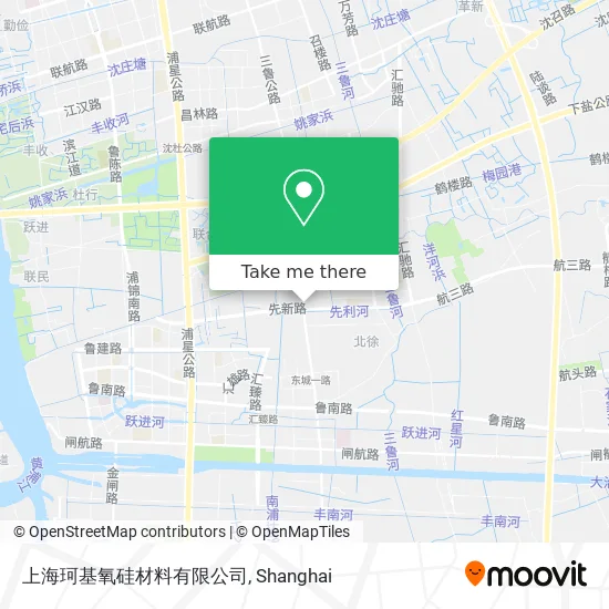 上海珂基氧硅材料有限公司 map